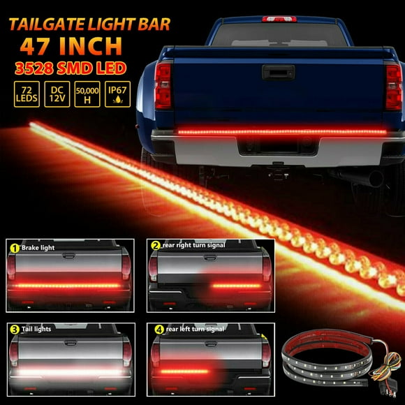 Bigloo 60" LED Tailgate Light Bar, fits Chevy/Dodge/Ford/GMC, Easy Installation