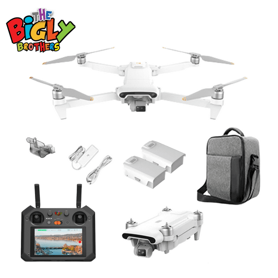 The Bigly Brothers X8 Phoenix Rising GPS Drone with an Integrated Screen Controller, 3-Directional Obstacle Avoidance, 94-Mins Flight, 48MP Cam, Speaker Sound System, Payload 360g