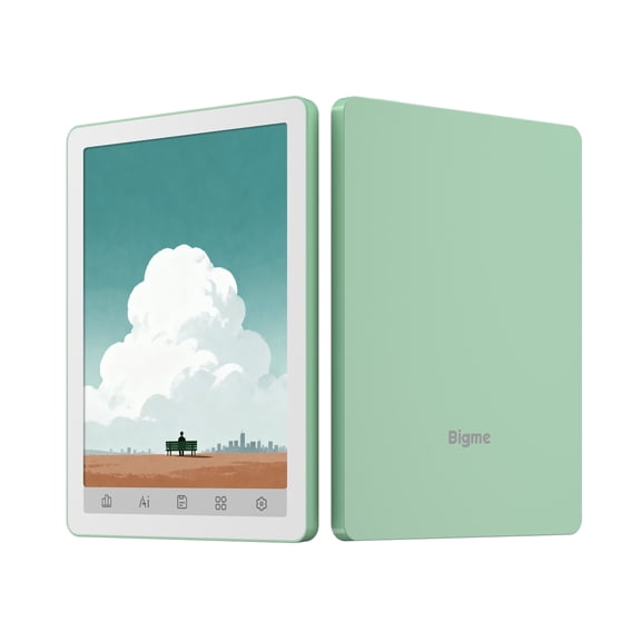 Bigme B6 Color E-Reader, Android 14, 4GB+64GB, Audio Support, Green