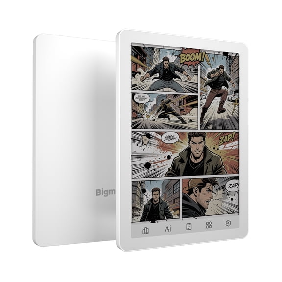 Bigme B6 Color E-Reader, Android 14, 4GB+64GB, Audio Support, White