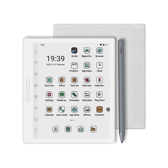 Bigme B751C-S Colorful E-ink Ebook Reader 7-Inch, 4+64GB, 3050mAh, Upgrade Rechargeable Stylus, Android 14, Ideal for Reading, Note-Taking & Writing