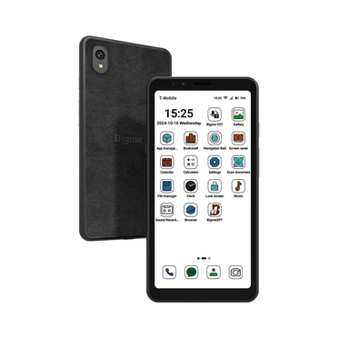 Bigme HiBreak Color E-Ink Smartphone,6G+128GB Android 11, 5.84-Inch HD Screen,36-Level Front Light,USB-C,3300mAh Battery, Dual Camera - Black