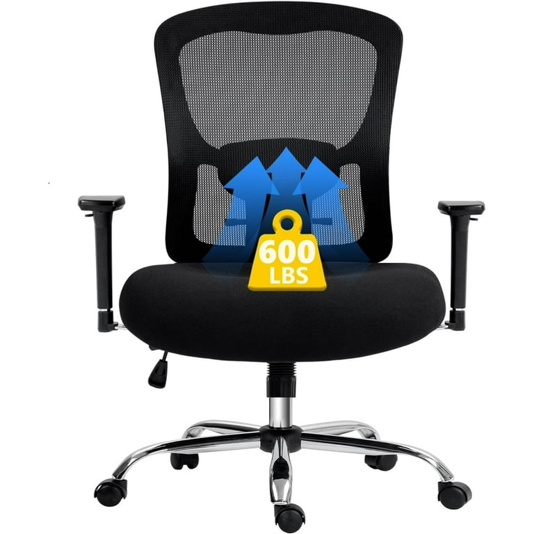 Ergonomic Desk Office Chair For Big Guys Heavy Duty Desk Chair For