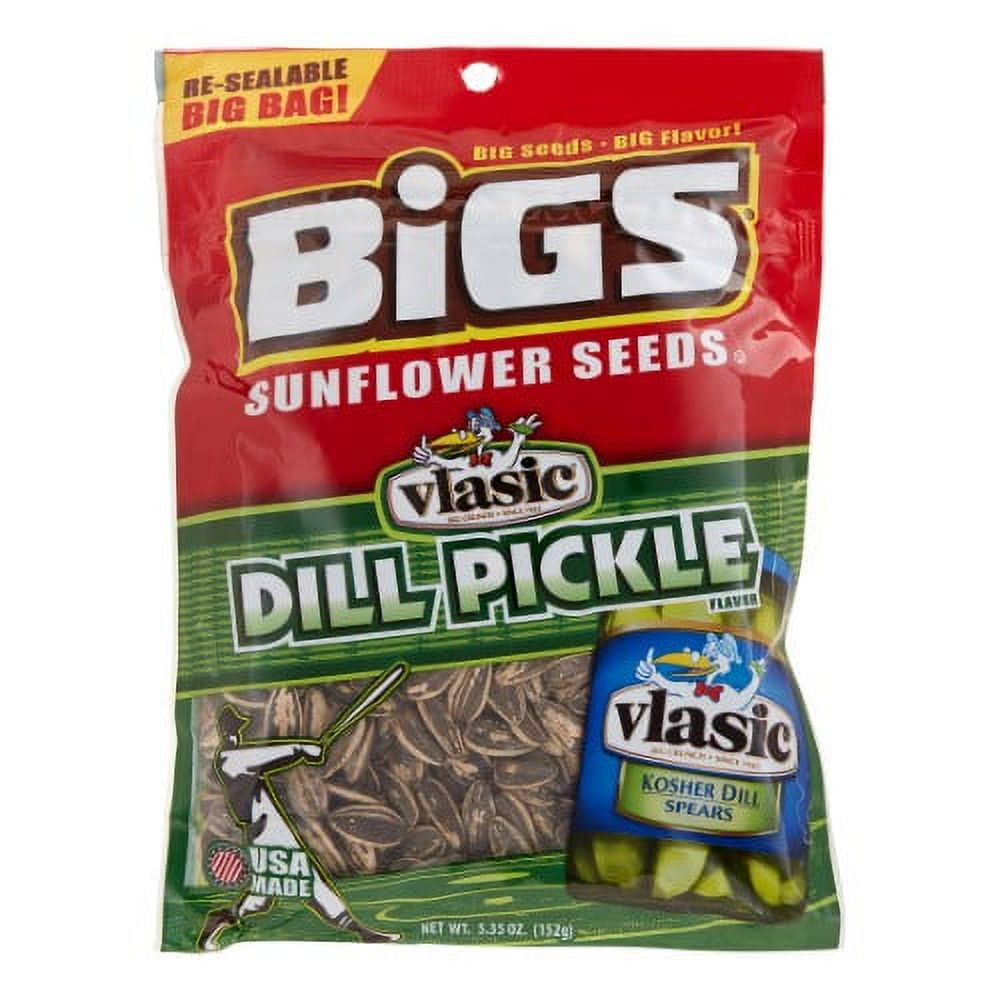 Bigs Dill Pickle Sunflower Seeds (Pack of 14)