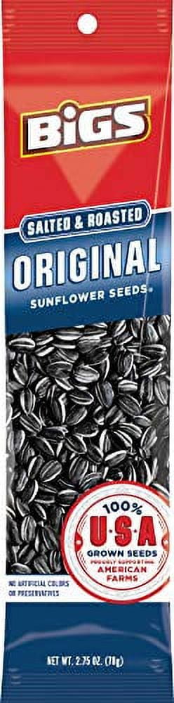 Bigs Original Jumbo Roasted & Salted Sunflower Seeds, Shell Eat, 2.75 ...