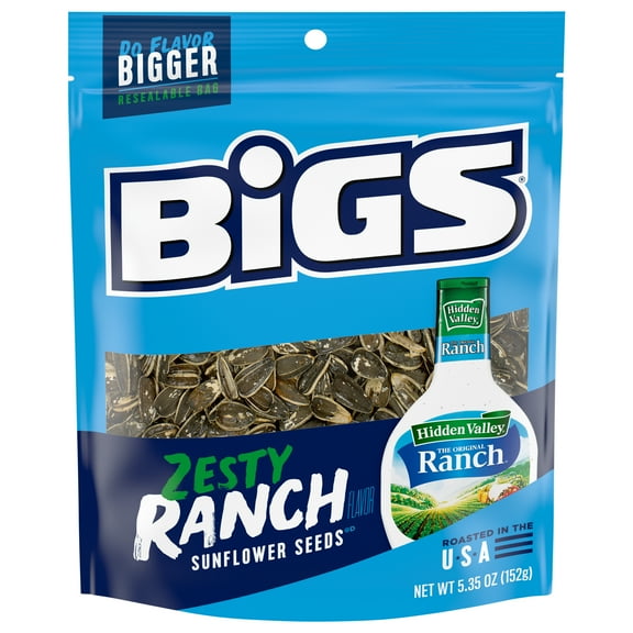 Bigs Sunflower Seeds Hidden Valley Ranch 5.35 oz (Pack Of 16)
