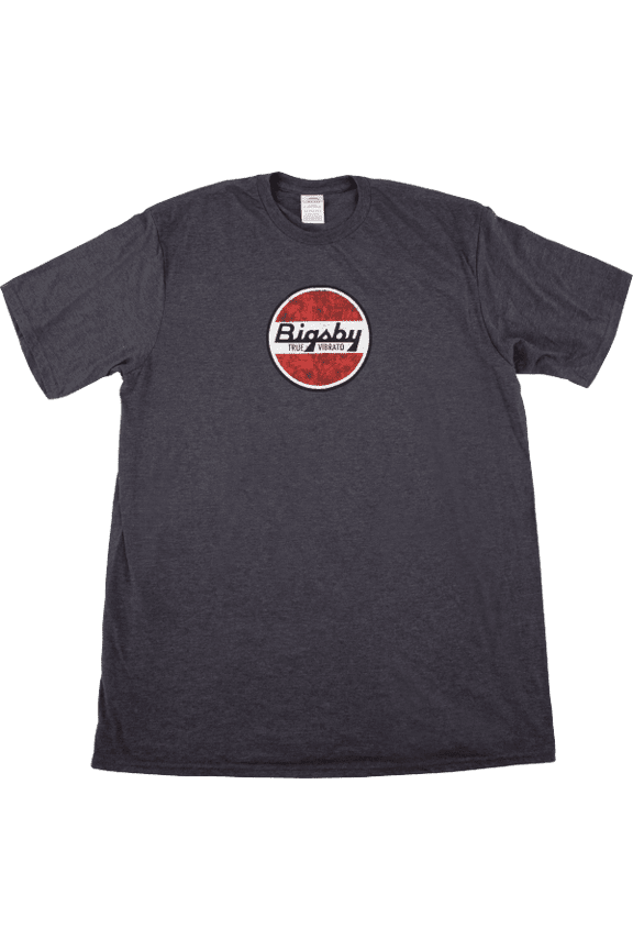 Round Logo T-Shirt in Gray, Size Small - 100% soft Heathered Cotton