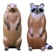 BIGshot Pro Hunter 3D Archery Target Combo Pack, Raccoon & Groundhog, Self-Healing Foam, Multiple Shooting Points, Easy Arrow Removal, Ideal for Practice & Tournaments 3D900CR