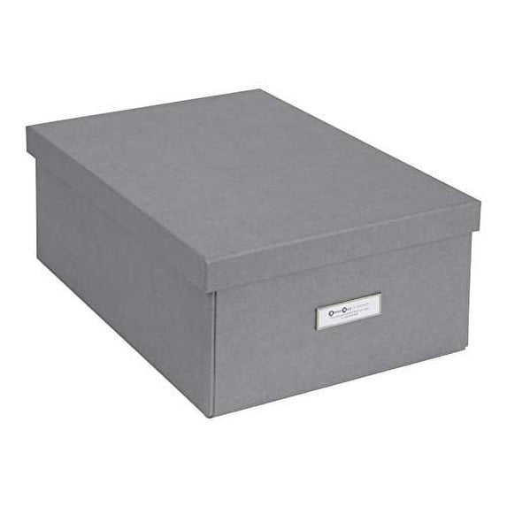 Bigso Collapsible Box - Katia, White 11.3" x 15.4"