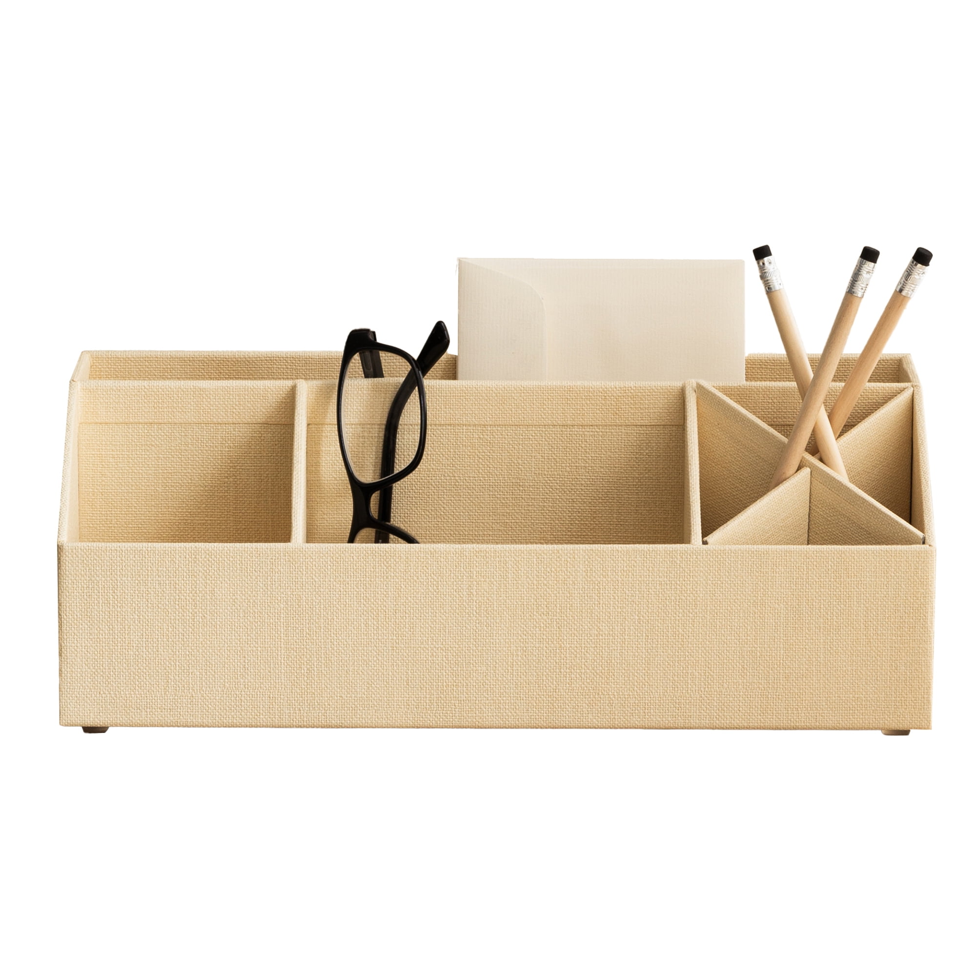 Bigso Elisa Desktop Organizer - Desk Caddy Organizer - Cream