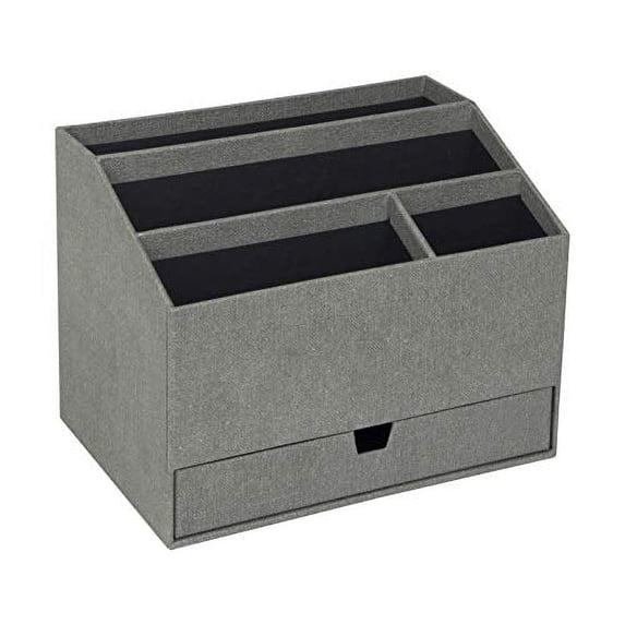 Bigso Greta Desktop Organizer | Durable Office Desk Organizer | Grey