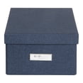 thumbnail image 1 of Bigso Katrin KD Collapsible Storage Box | Photo Storage Box | Blue, 1 of 8