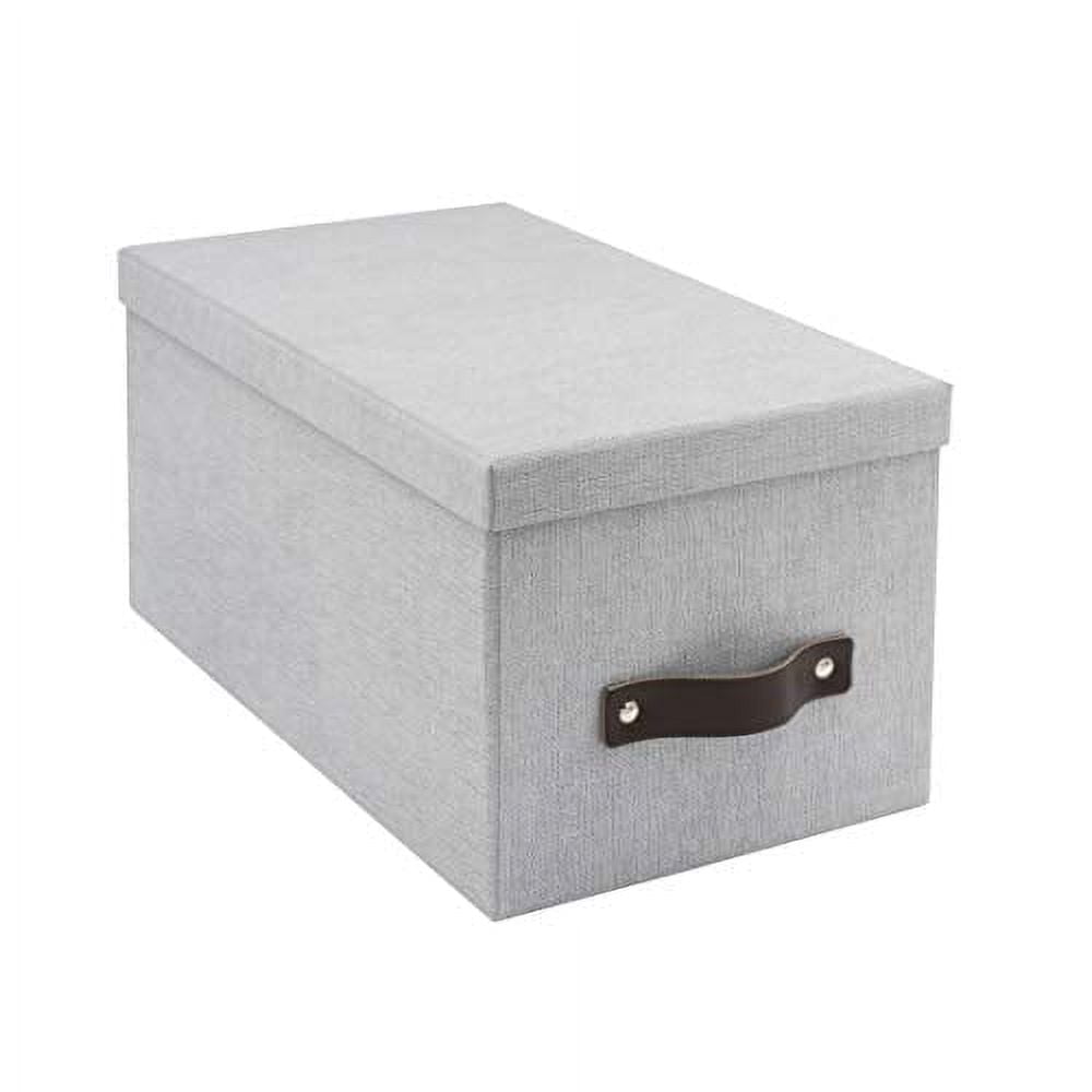 Bigso Silvia Organizational Storage Box | Photo Storage Box | Ash
