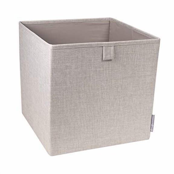 Bigso Soft Multi-Purpose Foldable Cube - 12.4x12.4x12.4, Beige