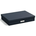 thumbnail image 1 of Bigso Sverker Fiberboard Legal and Art Storage Box for Papers | Blue, 1 of 7