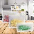 thumbnail image 1 of Bigstone 5Pcs Reusable Frosted Self Sealed Sandwiches Food Freezer Storage Bag Organizer, 1 of 9