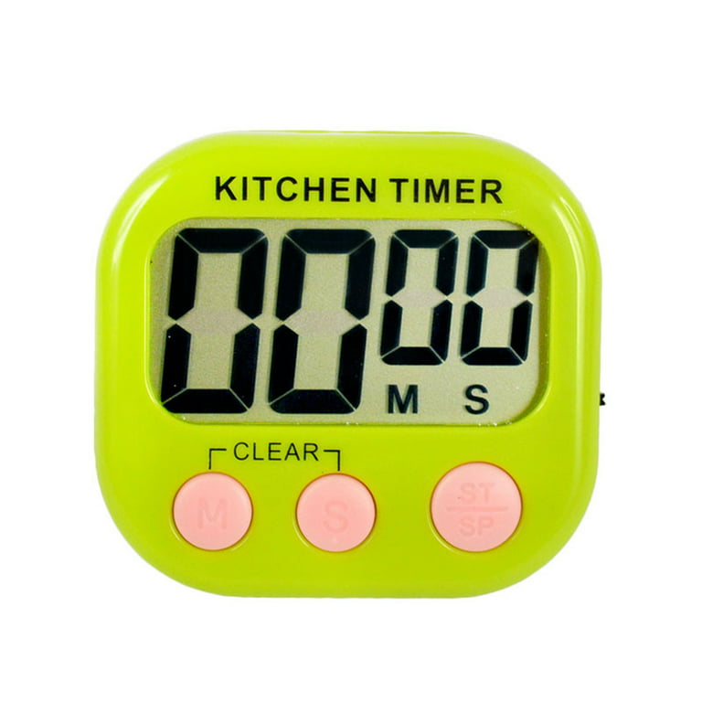 Bigstone Portable Electronic Digital Countdown Timer Kitchen Cooking Baking  Mini Alarm