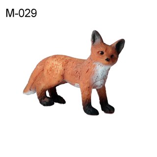 12 Pieces Fox Toy Figures Set Realistic Arctic Fox Red Foxes Animal Figures  Jungle Animal Fox Playset Cake Topper Party Favors Educational Toy