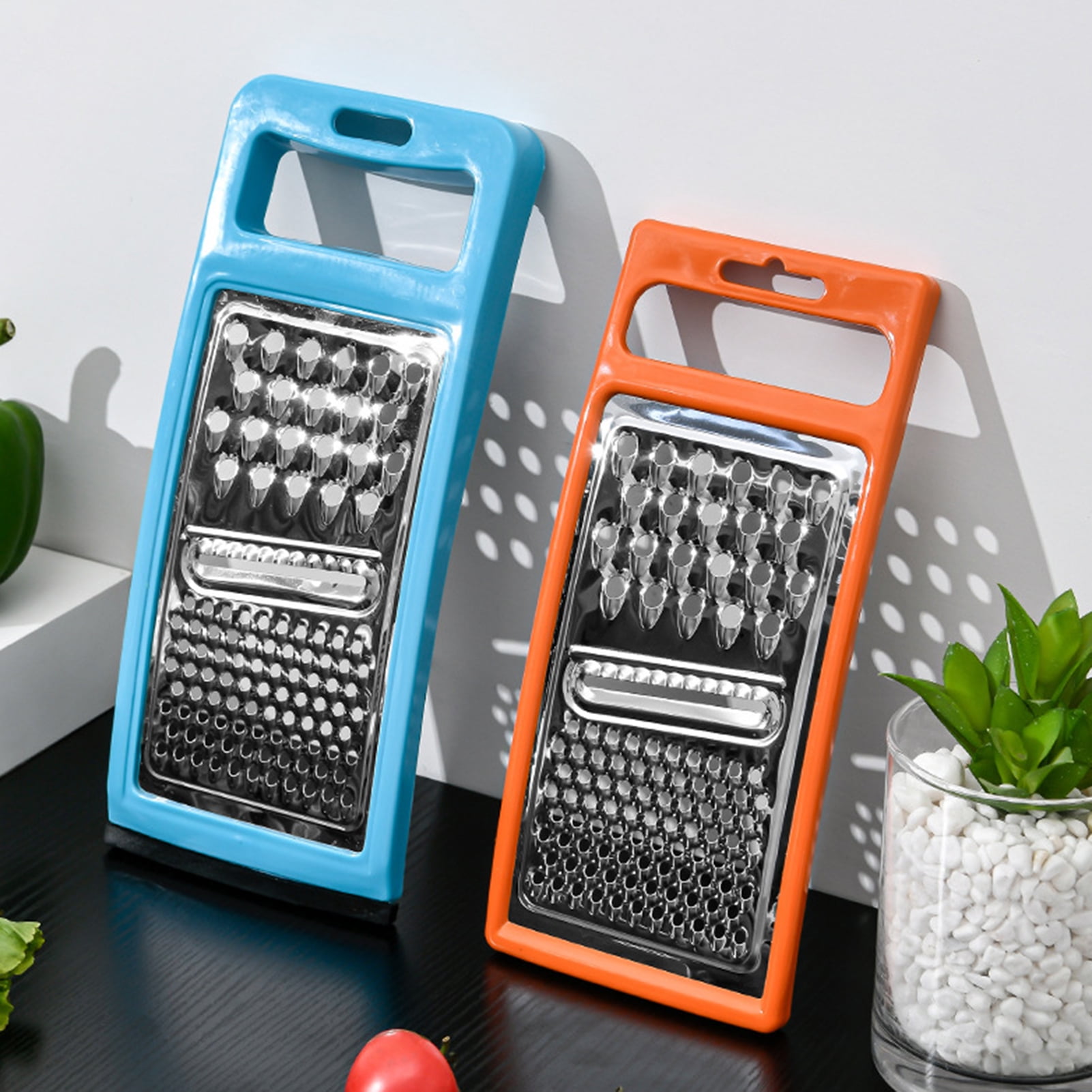 Grofry Cheese Grater Eco-Friendly Rust-proof Stainless Steel Multi-Purpose Potato Grater for Home, Size: Large, Other