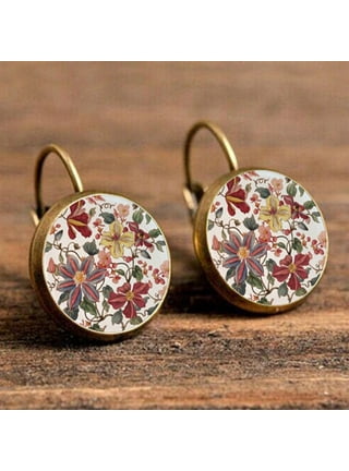 Vintage leverback earrings cheap