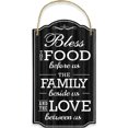 thumbnail image 1 of Bigtime | Bless Our Family Food Love Sign - Heart Warming Quote - Strong Pvc W, 1 of 6