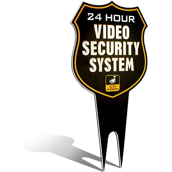 Bigtime | Signs Authority Ultra Reflective Warning 24 Hour Video Surveillance
