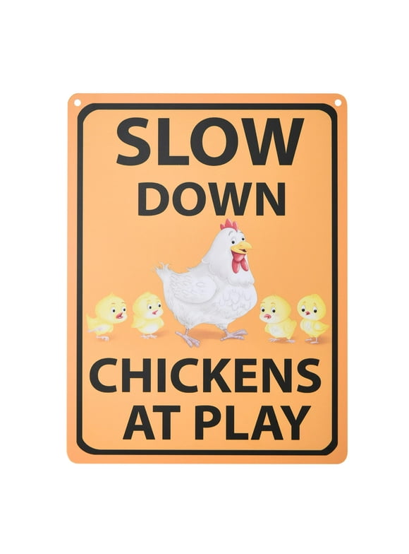 Bigtime Signs Funny Chicken Coop Decor - Heavy-Duty, Lightweight, Yard & Garden Art - 9"x12" Chicken Sign - Ideal for Patio, Pool House, Christmas, Front Door, Farm & Pet Lovers