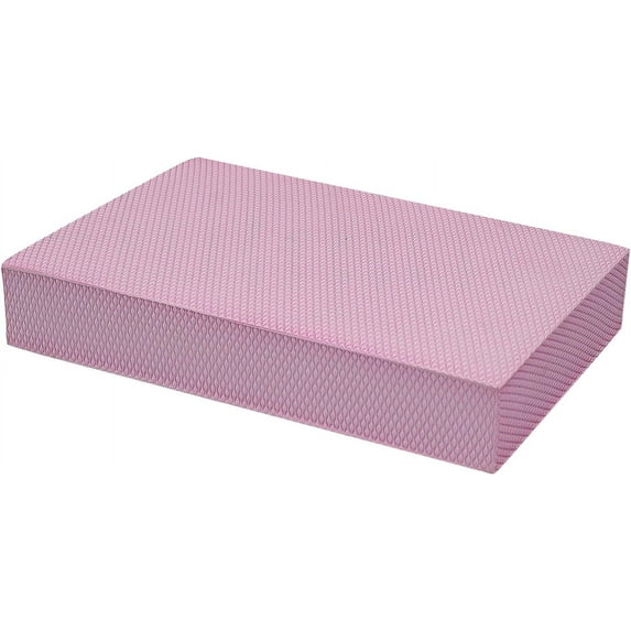 Biguphate 11.8" x 7.8" x 2" Cushioned Pink Thermoplastic Elastomer B,alance Pad