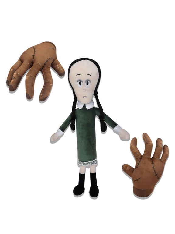 Wednesday Hand Plush Toy, The Thing Plush Dolls Cute Figure Plush for Fans and Kids Birthday Gift