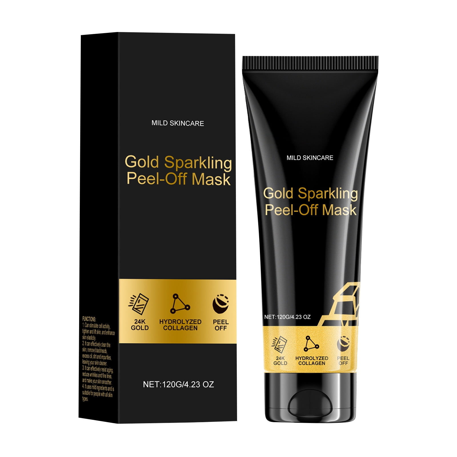 Bigwheat 24K Gold Firming Peel Off Face Mask Anti Aging, Lifting