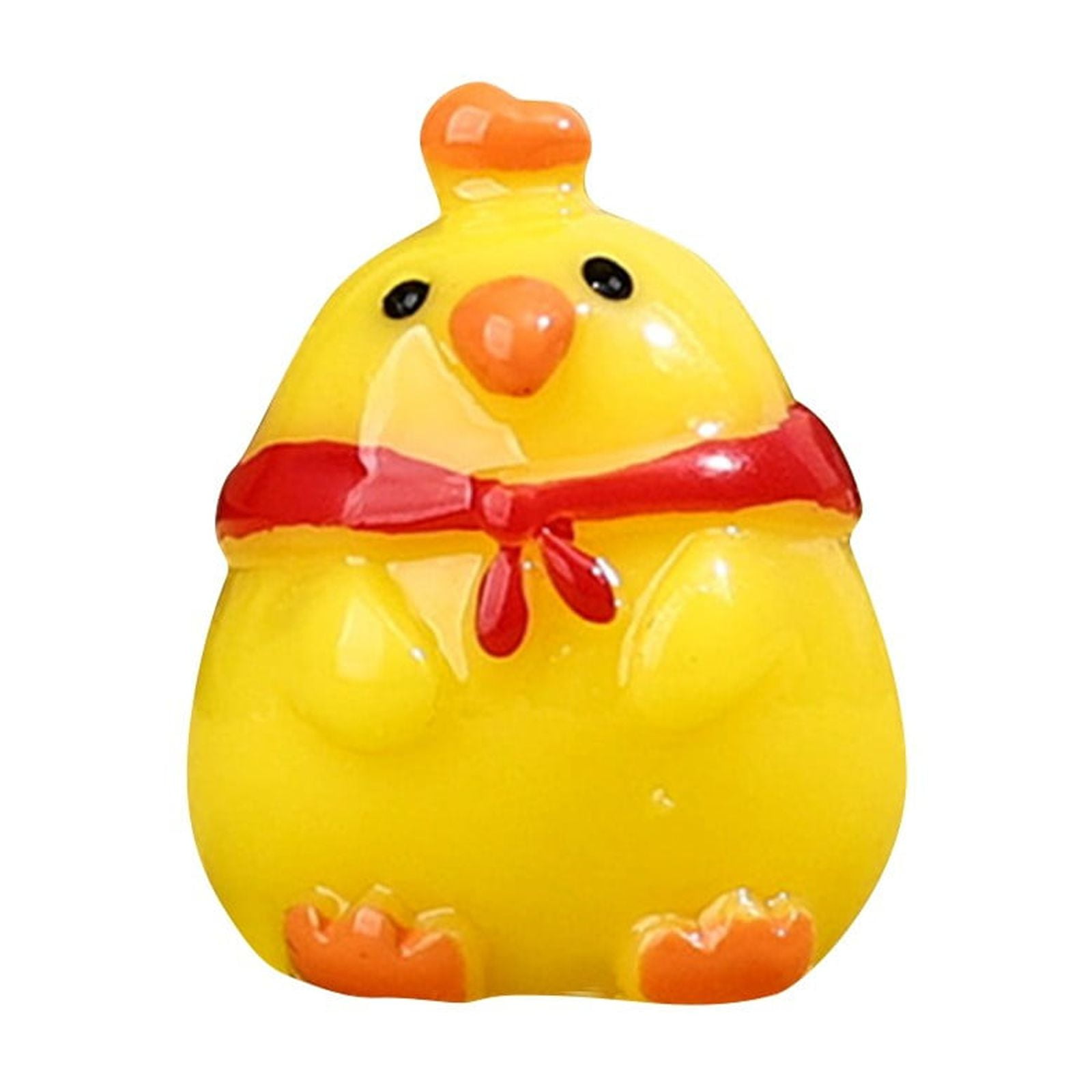 Bigwheat Mini Resin Animals Collectible Deadly Chicken Figurines