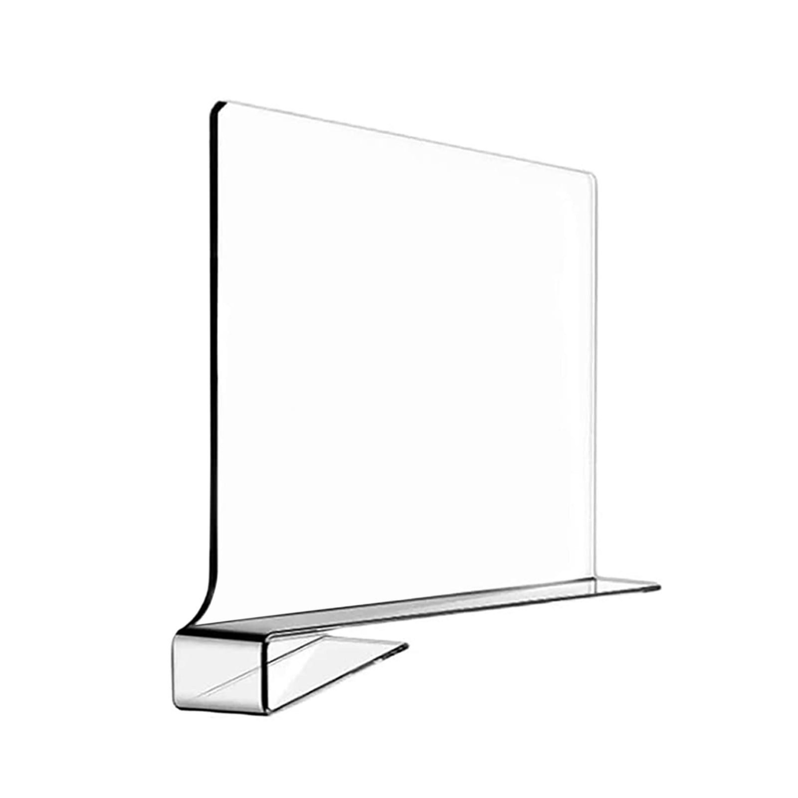 Bigwheat Storage Partition Board Set of 4 Premium PS Material Clear