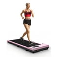 thumbnail image 1 of Bigzzia Electric Walking Desk Exercise Treadmill, Pink, 265 lb, 1 of 9