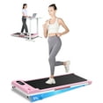 thumbnail image 1 of 2.5 HP Under-Desk Walking Treadmill Portable Jogging Exercise Machine with Remote Controller, Walking Treadmill Exercise Maximum Weight 300lbs,Pink, 1 of 11