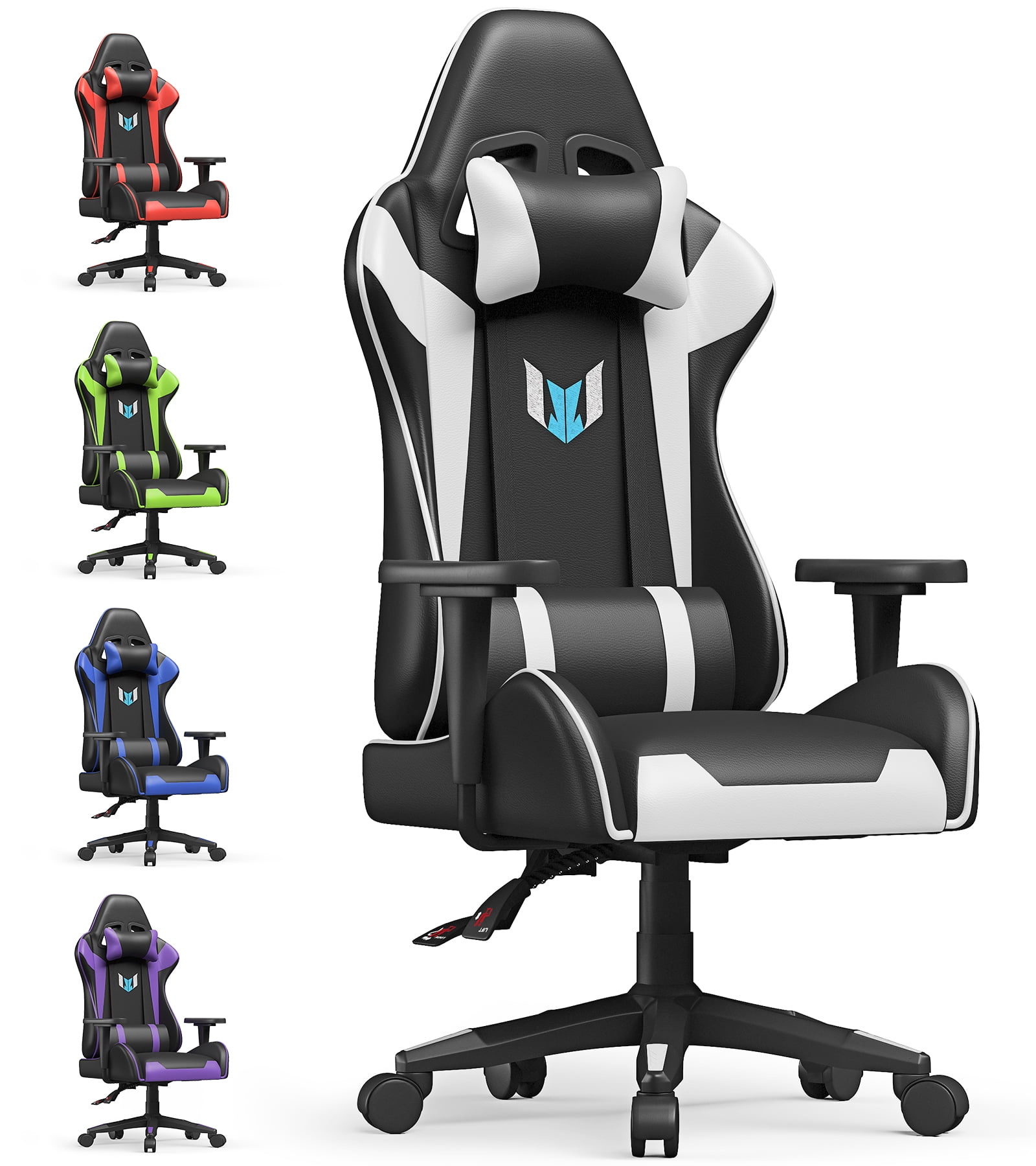 Bigzzia Gaming Chair Ergonomic Office Chair Desk Chair With Lumbar ...