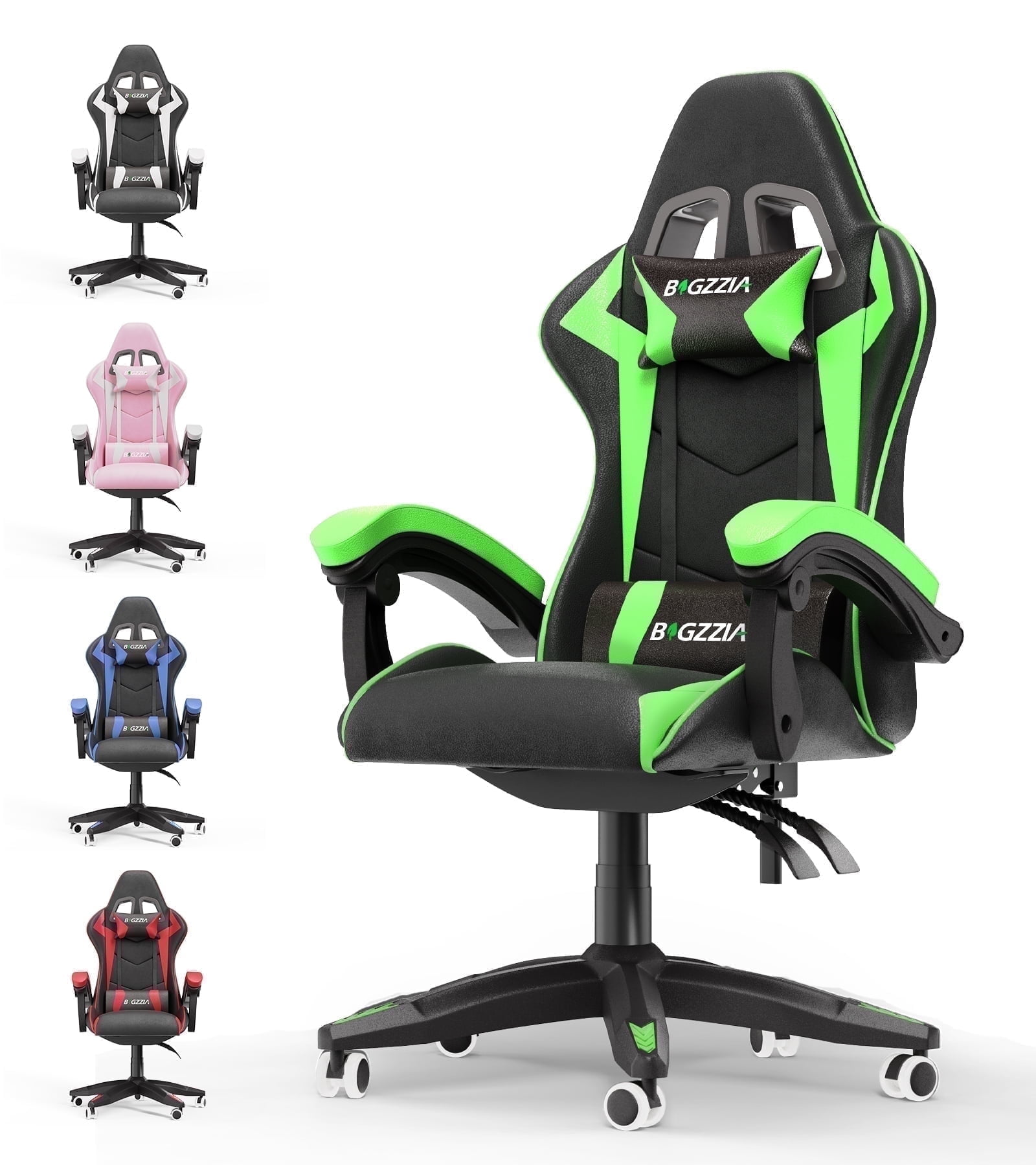 Bigzzia High-Back Gaming Chair with Lumbar Support Kuwait Ubuy