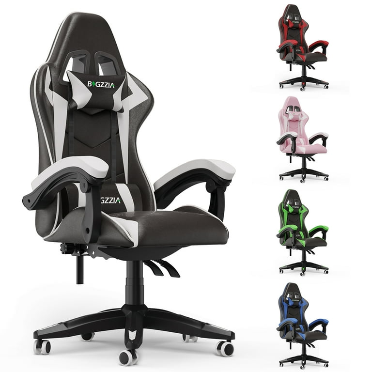 Ergonomic gaming Chair with Height Adjustment, Headrest and Lumbar Support  Swivel Chair 