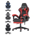 thumbnail image 1 of Bigzzia Gaming Chair with Footrest Ergonomic Computer Chair with Lumbar Support and Headrest for Adult,Red, 1 of 11