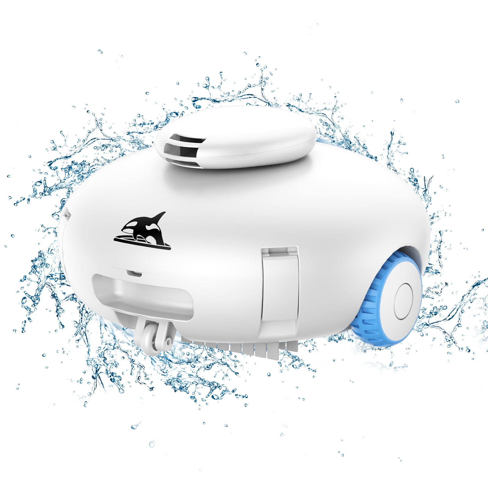 Bigzzia Pool Robot Vacuum, Cordless Robotic Pool Cleaner, Pool Vacuum