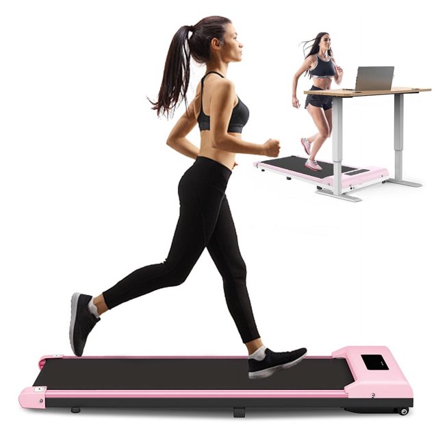 Bigzzia Walking Pad Under Desk Treadmill, Portable Treadmills Motorized