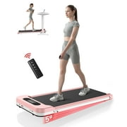 AQUVII Incline Treadmill , 4 in 1 Under Desk Walking Pad for Home & Office, Black