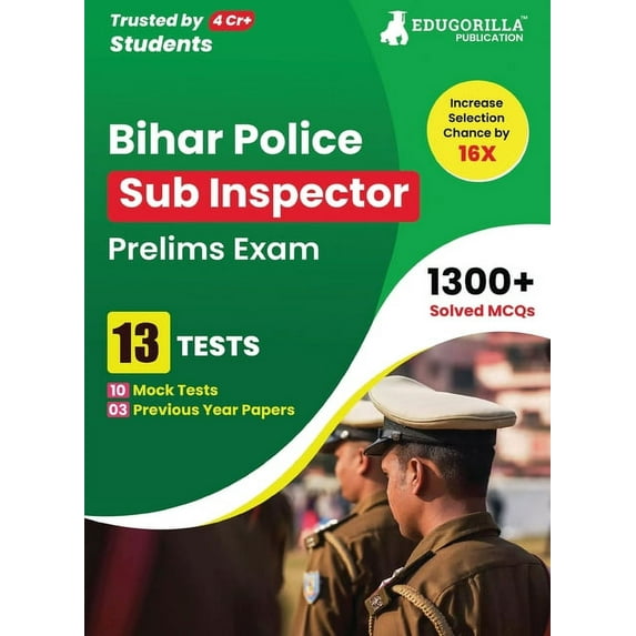 Bihar Police Sub Inspector Prelims Exam Book 2023 (English Edition) - 10 Full Length Mock Tests and 3 Previous Year Pape, (Paperback)