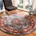 thumbnail image 1 of Bijar Brown/Royal Square Rug-Color:Brown/Royal,Shape:Round,Size:6'-7" X 6'-7", 1 of 8