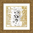 thumbnail image 1 of Bijou, Andrea 20x20 Gold Ornate Wood Framed with Double Matting Museum Art Print Titled - Speckled Trio III, 1 of 4