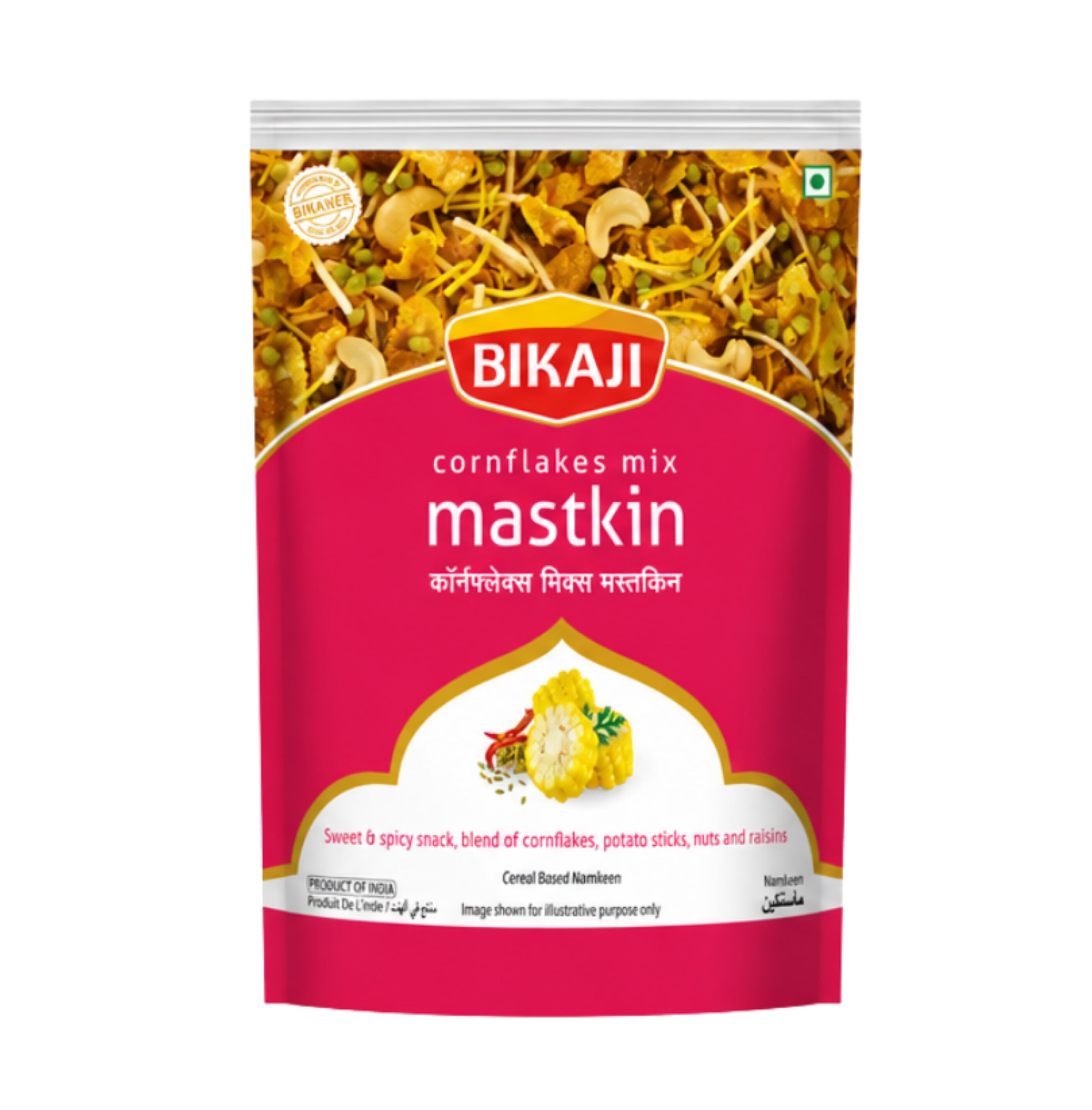 Bikaji Cornflakes Mix Mastkin Bag 14.12 oz