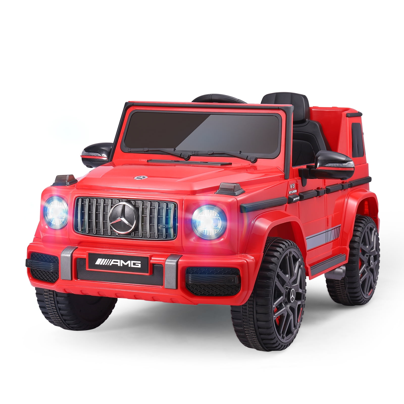 Bikally Licensed MercedesBenz G63 Car for Kids with 2 Powerful Motors, Ride on Car 12V