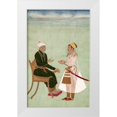 thumbnail image 1 of Bikaner, Ustad Murad 17x24 White Modern Wood Framed Museum Art Print Titled - Portrait of Marharja Jai Singh, 1 of 4