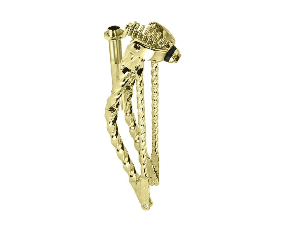 Bike 16 Lowrider Classic Square Twisted Spring Fork 1 Inch Gold ...