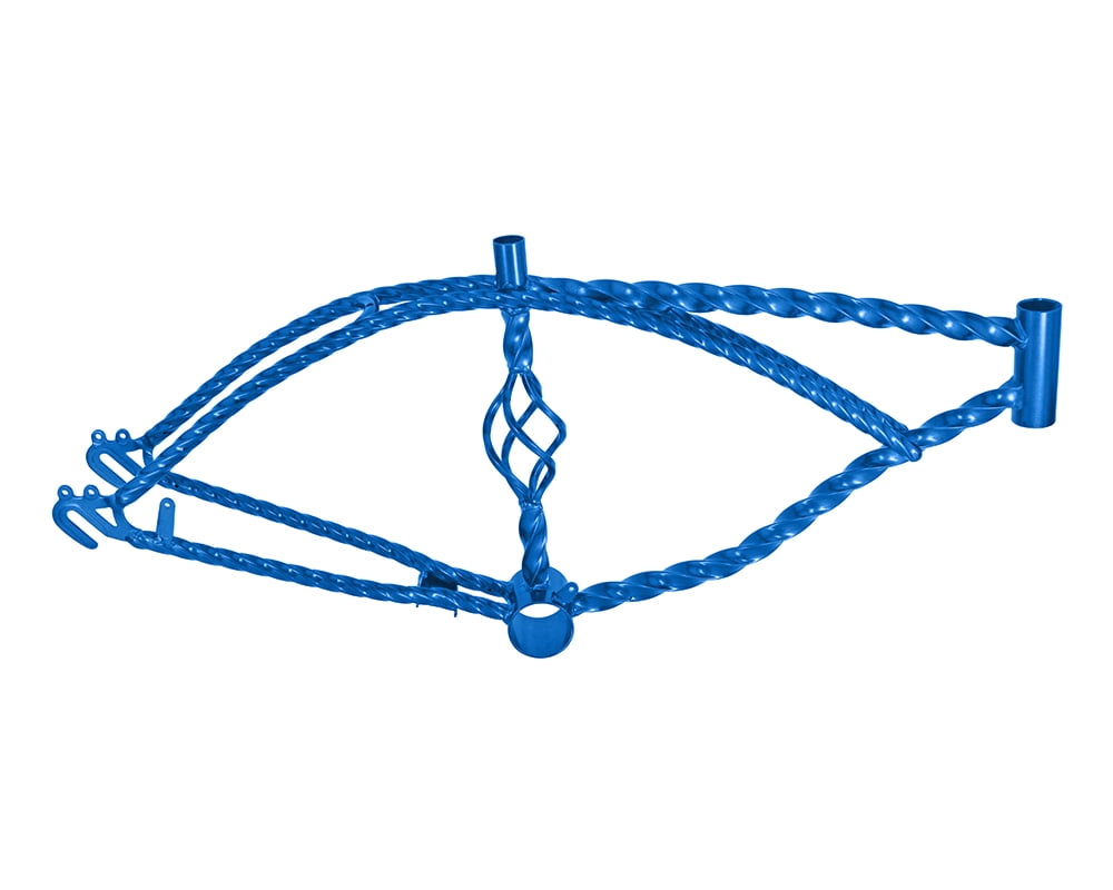 Bike 20 Cage Twisted Lowrider Frame Blue. - Walmart.com