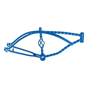 Bike 20 Cage Twisted Lowrider Frame Blue.